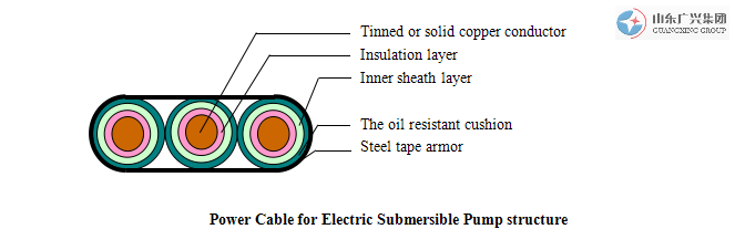 QYENXMPower Cable for Electric Submersible Pump