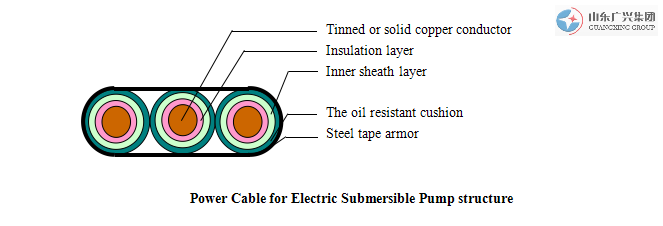 QYPQXMPower Cable for Electric Submersible Pump